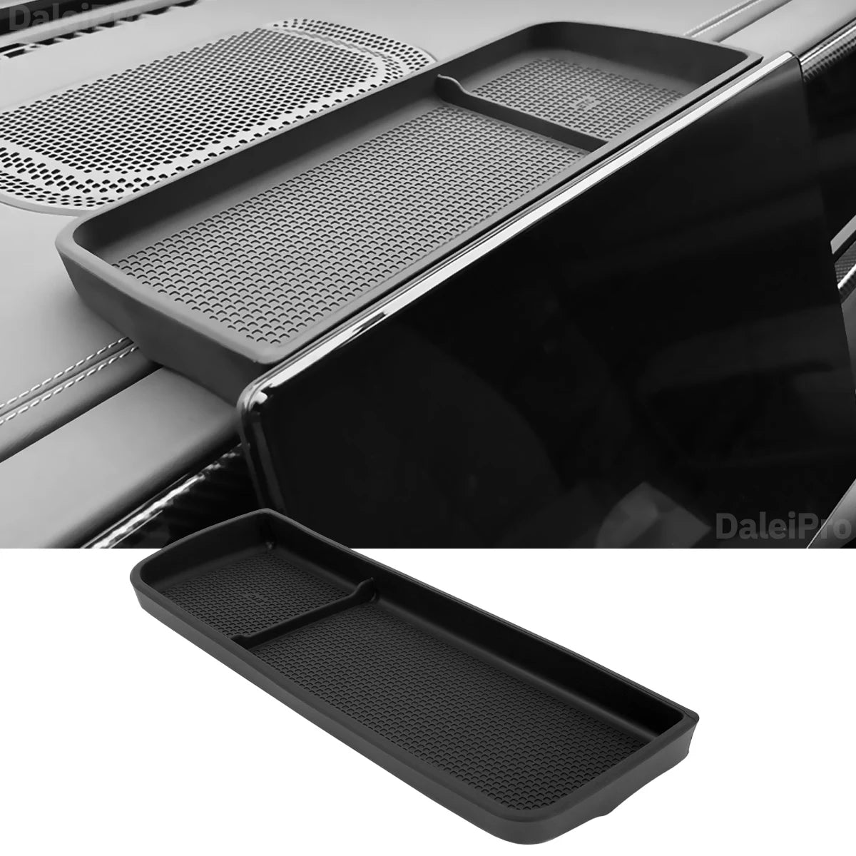 For BYD Leopard 5 2024-2026 Car Infotainment Display Rear Storage Box Center Console Lower Storage Box Charger Panel Protective