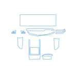 Car Interior Center Console Media Dashboard Navigation TPU Protector Film For MAZDA additional angle