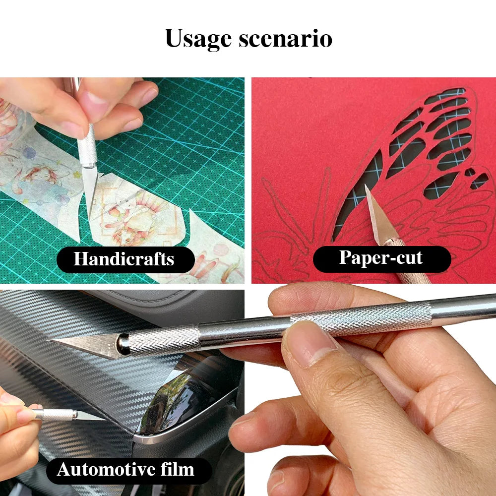 10Pcs Car Wrapping Vinyl Tool Kit Window Film Tint Tools Car Wrap Sticks Edge Trimming close-up view