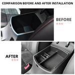 For Hyundai I30 I30 N 2021 - 2025 RHD Armrest Storage Box Tray Plate Center Console Container Holder Organizer Car Accessories