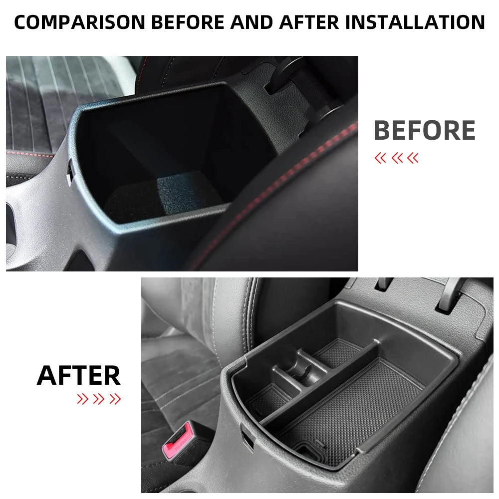 For Hyundai I30 I30 N 2021 - 2025 RHD Armrest Storage Box Tray Plate Center Console Container Holder Organizer Car Accessories