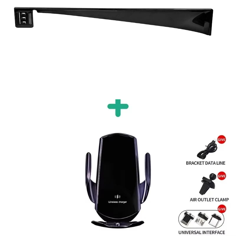 14.9-inch Screen Car Mobile Phone Holder FOR BMW 5 Series G60 525 530 540 2024 Wireless Charging Gravity Mount Car Accessories