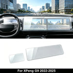 For XPeng G9 2022-2025 Car Interior Transparent TPU Protective Film Center Console Dashboard Gear Anti-scratch Film