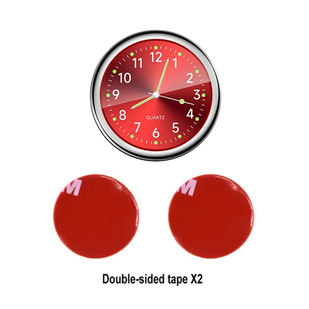 2023 New Mechanics Quartz Clocks Digital Watch Car Mini Clock Automobiles Internal Stick-On Car Ornament Auto Accessories