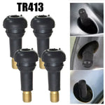 4pcs TR412/TR413 High Quality Tire Valve Stem Universal Rubber Tubeless Nozzle With V lifestyle view