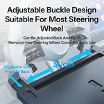 Folding Car Tray Table | Steering Wheel Desk Mount for Laptop and Food lifestyle view