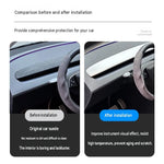 [Fast Shipping] New Model 3/Y/YL Center Console Dashboard Trim and Door Panel Panels close-up view