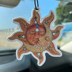 Mosaics Sun Moon wall decoration pendant popular style car incense car perfume perfume lasting fragrance pendant air outlet frag