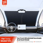 Tesla Model Y 3 Front Window Sunshade | UV Protection Glass Roof Skylight Visor