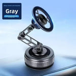 X98 Magnetic Phone Holder 360 Degree Rotating Folding Electric Vacuum Suction Phone Stand For Car Navigation Bracket