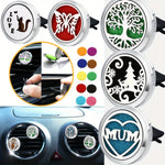 Car Diffusers, 1 PC car air vent diffuser clip (does not include fragrance chemicals) with 10 PCS pads，car AC vent interior