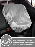 1PC Baby Car Seat Sun Shade Cover Blocks Out Heat & Sun UV Covers Universal Baby Trav alternate view