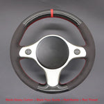 Black Faux Leather Car Steering Wheel Cover for Alfa Romeo 159 2005-2012 Brera Spider alternate view