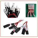 Tamiya RC Car LED Light Group 12 LED Turn Signal Linkage additional angle
