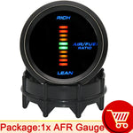 Digital Turbo Boost Gauge 52mm | BAR PSI Car Gauge Set with Water Temp Oil Pressure V alternate view