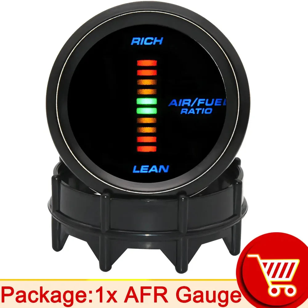 Digital Turbo Boost Gauge 52mm | BAR PSI Car Gauge Set with Water Temp Oil Pressure V alternate view