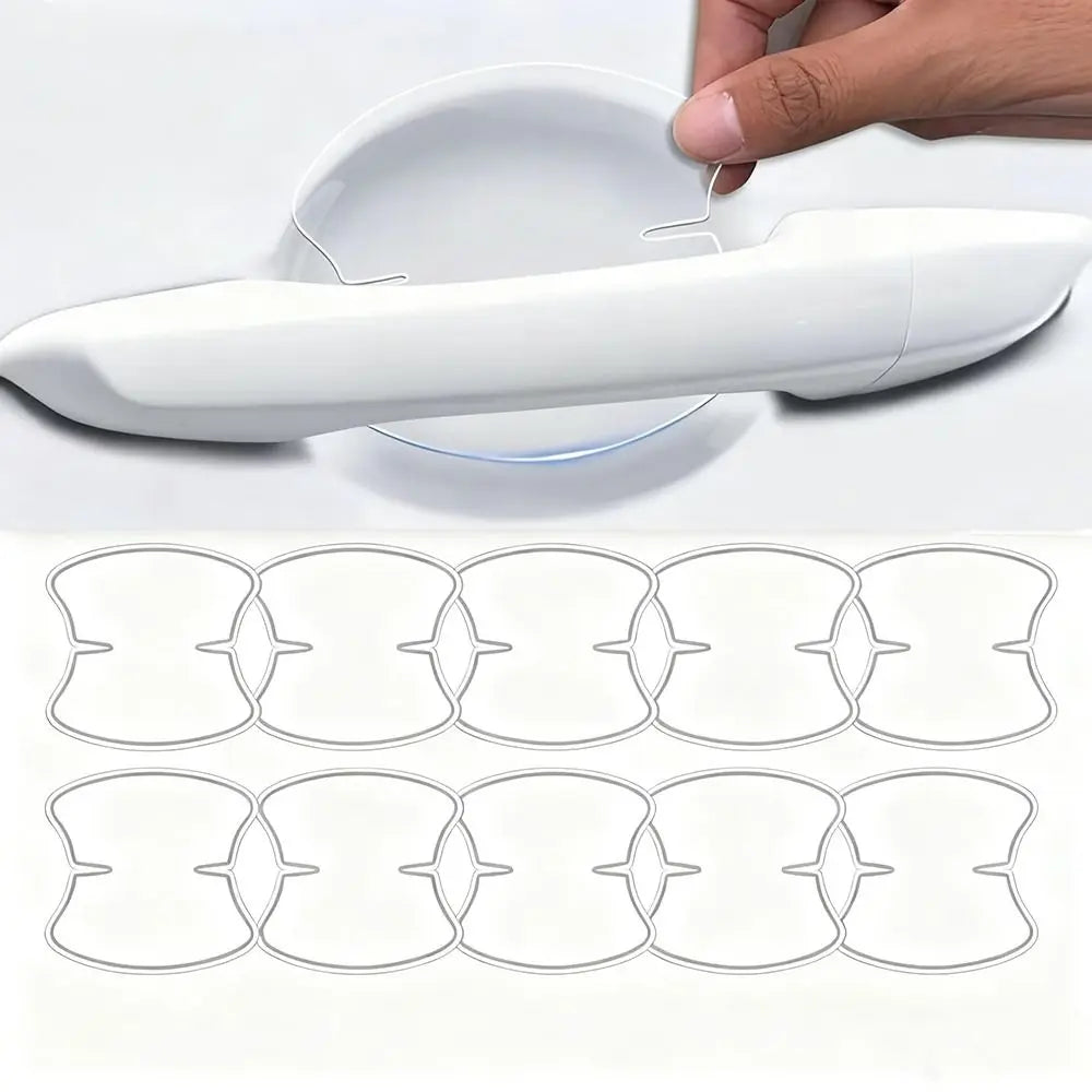 Clear TPU Car Door Handle Protector Film 4pcs/10pcs