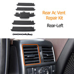 Rear Air Conditioner Back Ac Vent Grille Outlet Tab Clip Slider Repair Kit For Mercedes Benz M GL ML GLE GLS W166 W292 2011-2018