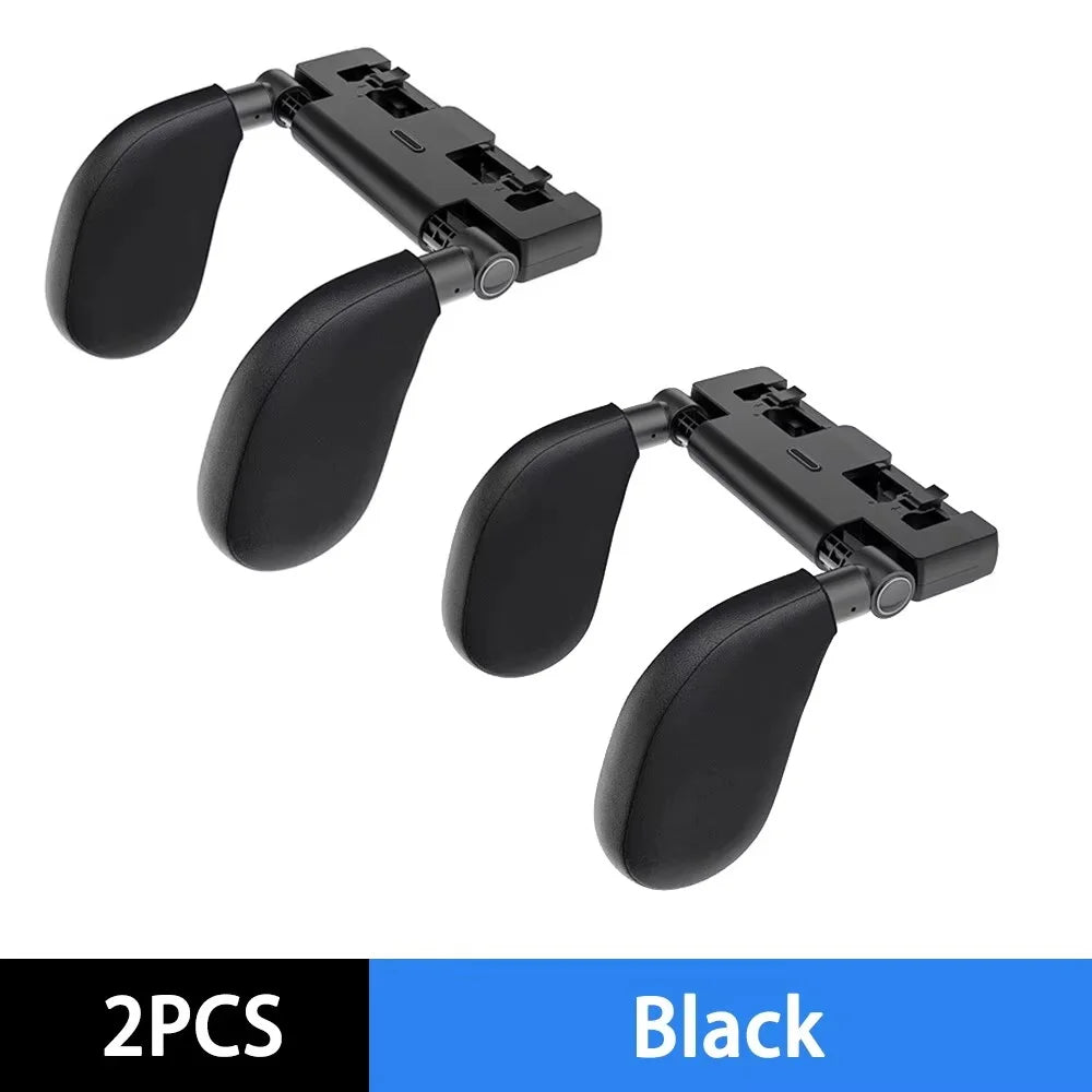 180° Adjustable Car Headrest Pillow – Thickened Memory Foam Neck Support with ABS Fra alternate view