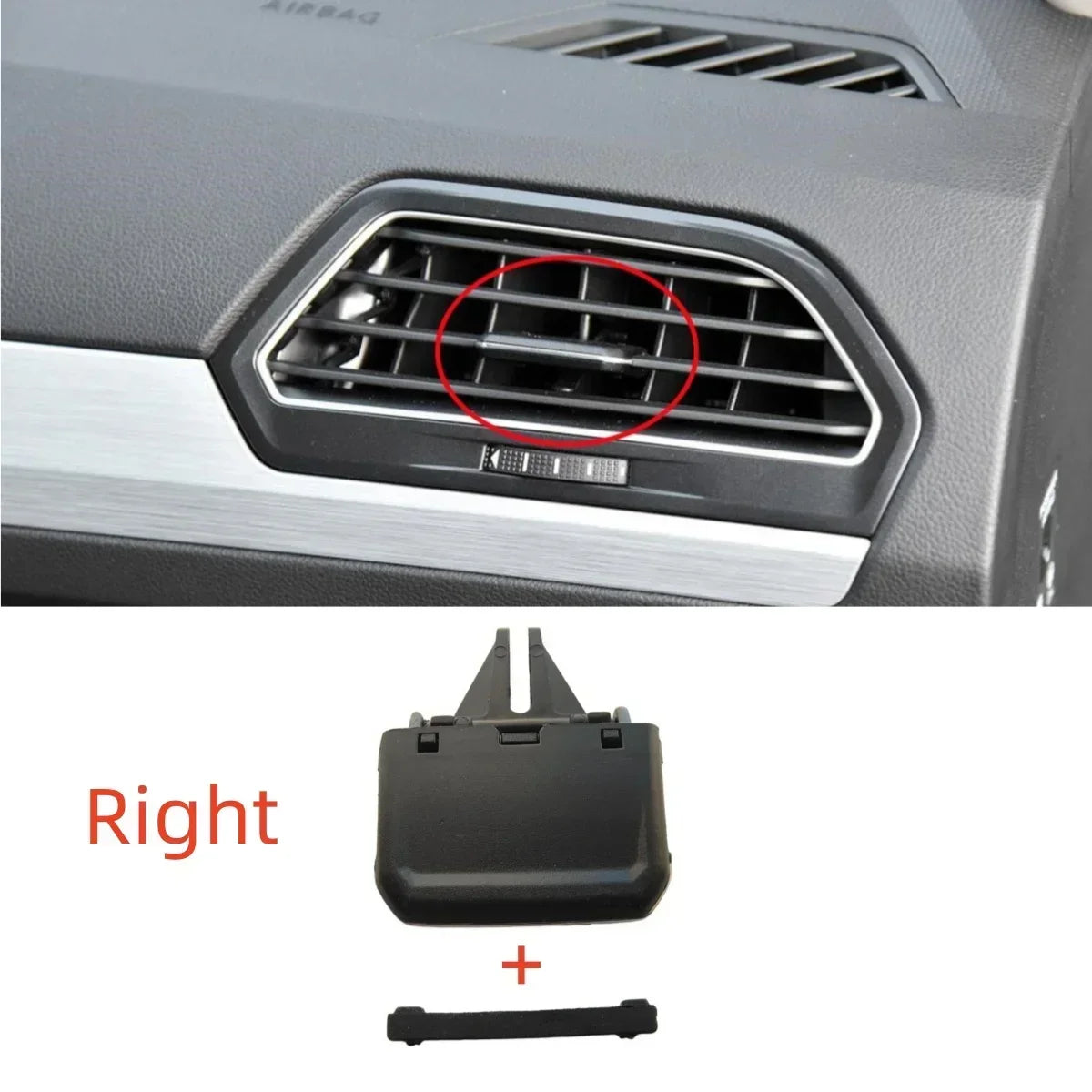 1/2/4/6PCS Front Rear Dash AC Air Conditioning Outlet Vent Grill Slide Adjust Clip Knob For VW Tiguan AD 2 MK2 Rline 2018-2022