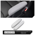 For Tesla Model YL Six Seats Second Row Armrest Protective Cover Silicone Handrail Elbow detail view