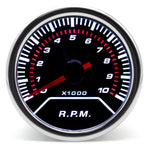 52mm Digital Car Gauge Set | Turbo Boost Oil Temp Water Temp Oil Press Voltage RPM additional angle