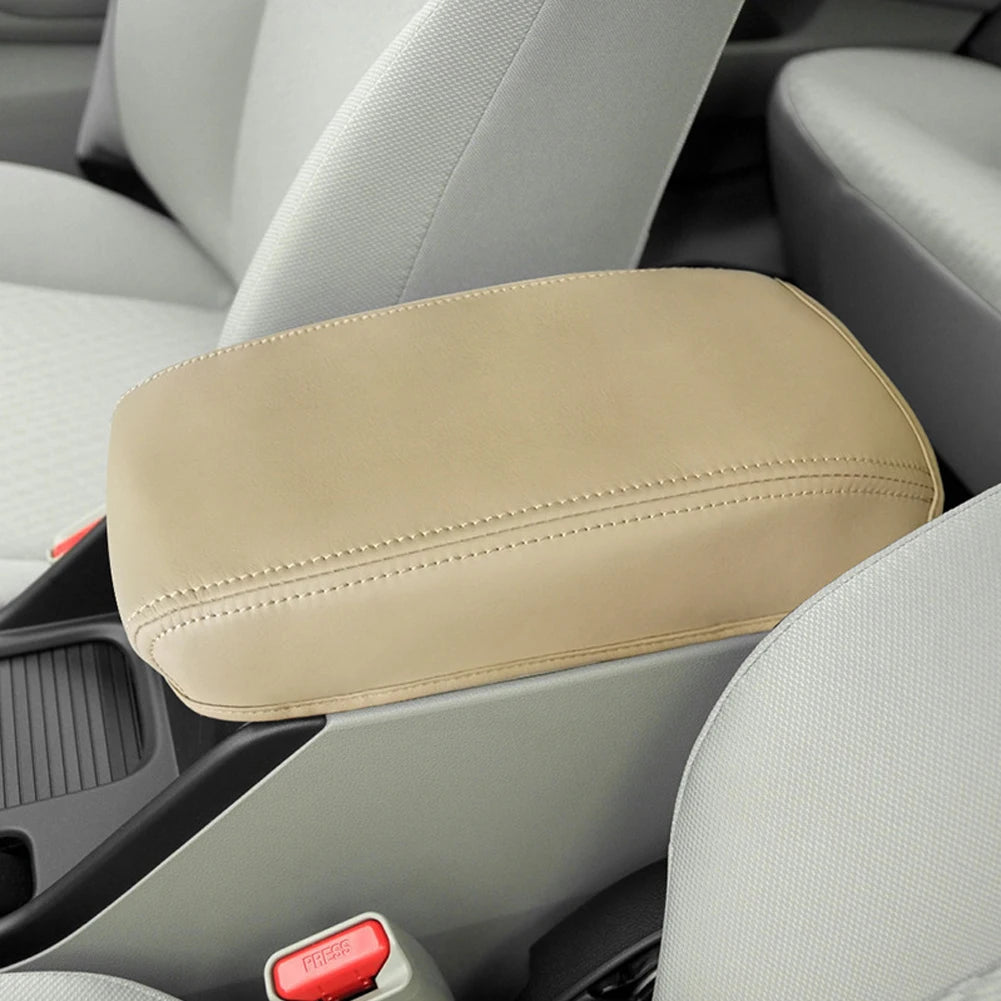 Car Microfiber Leather Armrest Box Cover Center Console Lid Cover Interior Accessories For Honda Civic 9th Gen 2012 - 2015