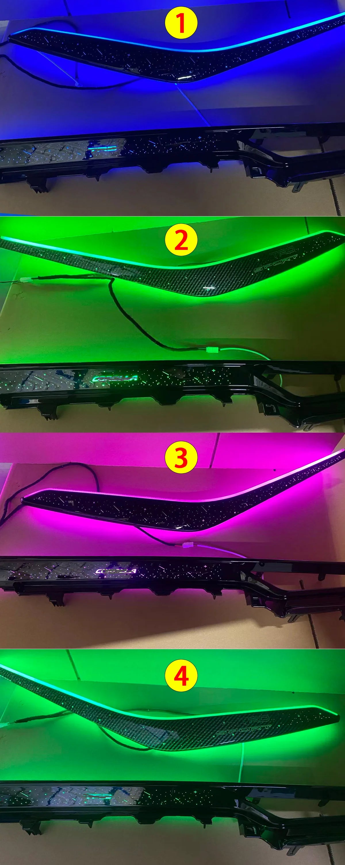 For toyota corolla Car LED Lighting Lamp Ambient Lighting Kit Symphony Car Ambient Li lifestyle view