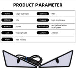 Universal Car LED Devil Eyes Light Demon Eyes Headlight Motorcycle Mini Turn Signal F lifestyle view