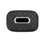Car Tissue Box Holder with Fix Strap for Console, Armrest, Visor and Backseat