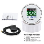 AD 52mm 12V 24V Digital GPS Speedometer TFT Screen | Trip ODO Mph Knot Km/h GPS Anten alternate view