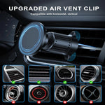 Upgraded 360° Magnetic Phone Holder for Car | MagSafe Compatible Air Vent Mount additional angle
