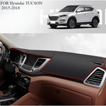 FOR Hyundai TUCSON 2015-2018 Car Dash Mat Dashmat Dashboard Mat Cover Sun Shade Das additional angle