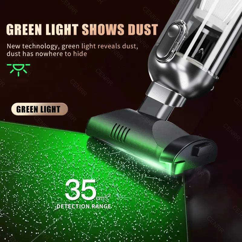 CENRR 2025 New Car Vacuum Cleaner | Powerful Mini 998000PA Portable Handheld Blower lifestyle view
