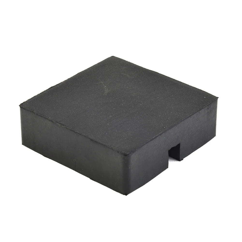 Car Jack Pad Different Types Car Lift Jack Stand Rubber Pads 70x70x25mm Car Disassembl close-up view