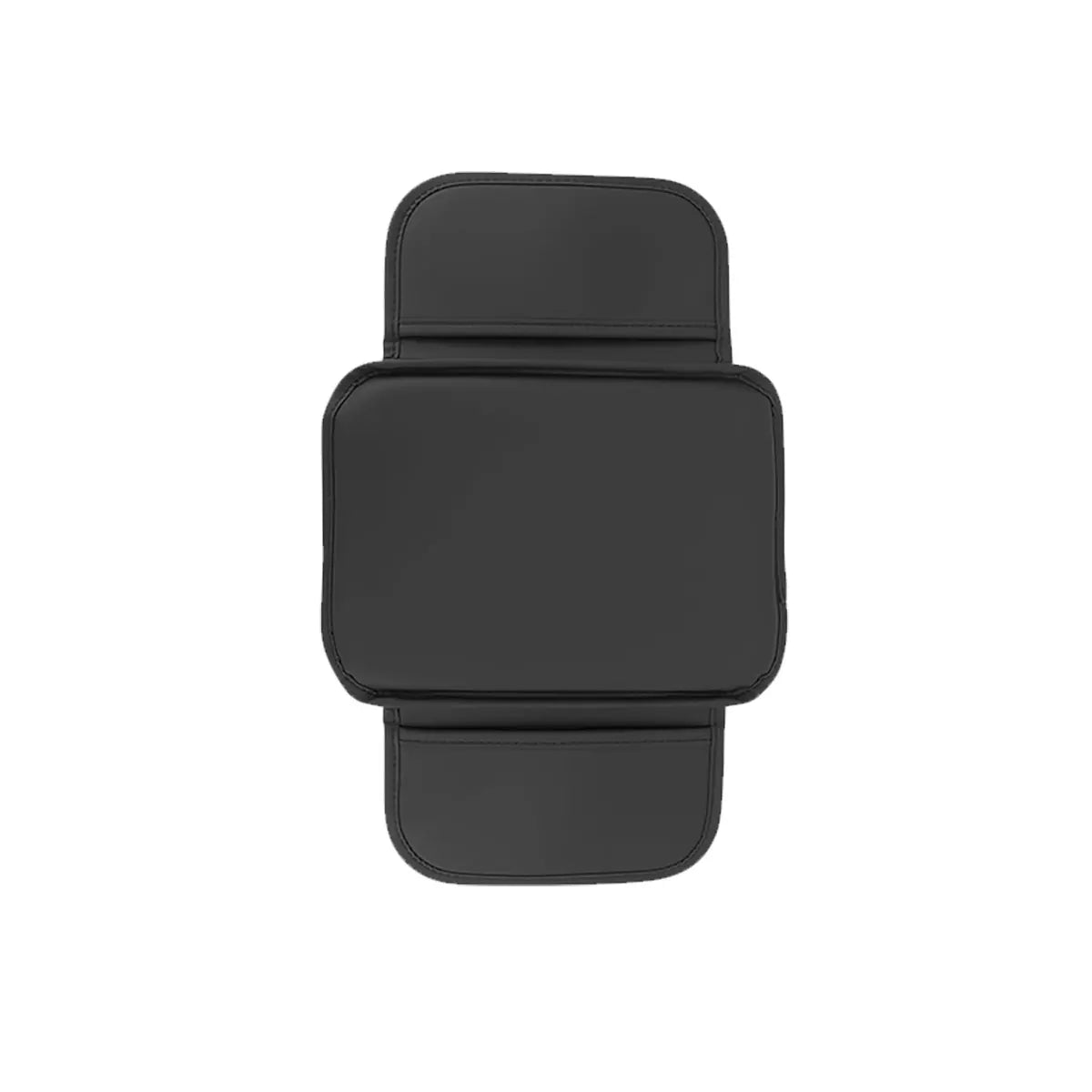 Car Center Console Protector Cover Upgraded Armrest Box Cushion Arm Rest Mat with Side Storage Pocket PU Leather Car Accessories