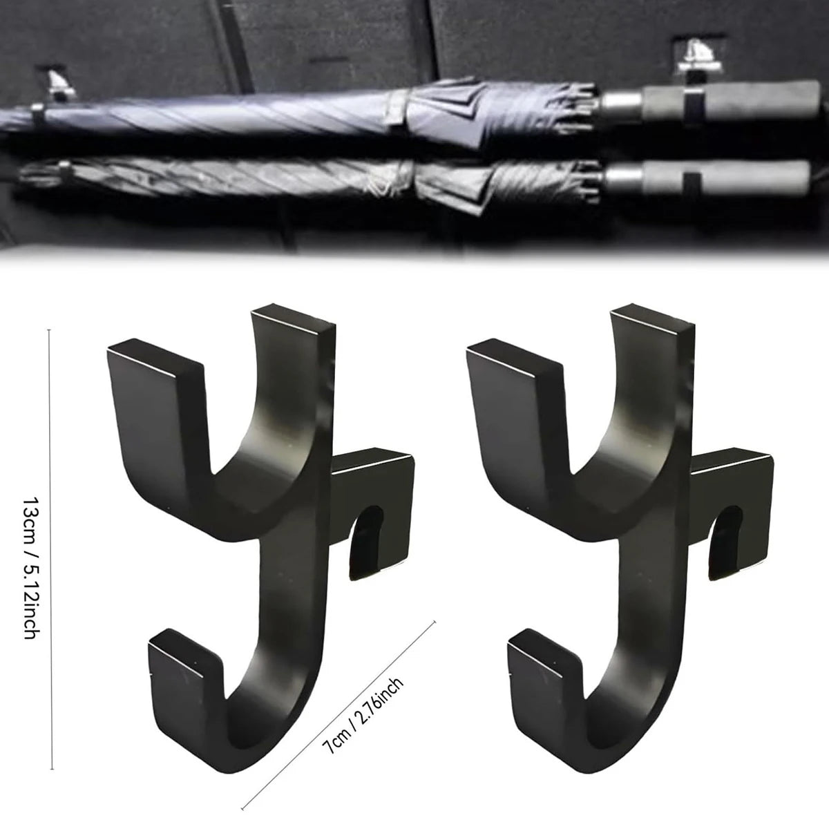 Car Trunk Umbrella Holder Hook Auto Accessory Internal Storage Organizer - Car Seat-Back Hook for To
