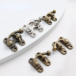 4pcs Box Toggle Latch Hasp Hook Lock Closure for Wooden Jewelry Chest Gift Wine Case lifestyle view