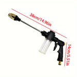 High-Pressure Car Washing Water Gun | RV External Cleaning Foam Kettle Garden Hose No alternate view