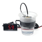 Motorcycle Water Temperature Gauge | Mini Temp Meter for Koso Sensor Compatible close-up view