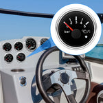 52mm Oil Pressure Gauge with Alarm Red LED | 0-5 Bar 0-10Bar Oil Press Meter with S additional angle