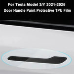 For Tesla Model 3 Y Juniper 2021-2025 Inverted Door Handle Scratch Protector | TPU Paint Protective