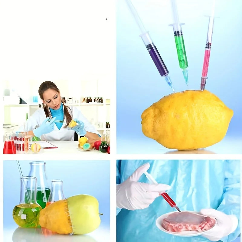 5Pcs/Set Glue Applicator Syringe with Blunt Tip Needle and Cap for Liquids, Glues, Inks, detail view
