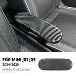 For MINI Cooper E/SE J01 EV Aceman J05 2024 2025 Car Center Console Storage Box Armrest Panel Cover Sticker Interior Accessories