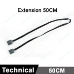 MOC Power Functions M/L/XL Motor Battery Box IR Remote Receiver for RC Car Robot Model B detail view