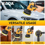 HILDA Electric Car Polisher | Adjustable Speed Waxing & Scratch Repair Tool additional angle