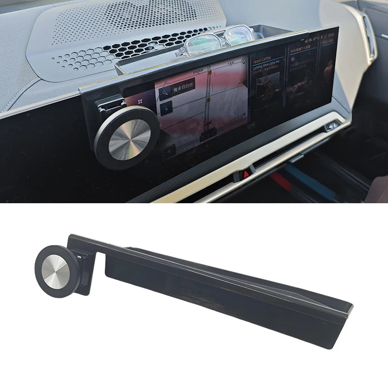 For BMW X5 X6 X7 IX 2023 2024 2025 14.9 Inch Screen Phone Magnetic Stand Holder Mount And Glasses Ca