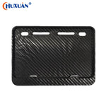 Universal Motorcycle License Plate Frame | Rustproof Front & Rear Fit additional angle