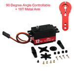 TD-9512MG 12KG Digital Metal Steering Servo for RC Car 1:8 1:10 close-up view