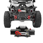 RC Metal Automatic Double Motor Simulated Winch For 1/10 RC Crawler Car Axial SCX10 additional angle